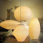 Scandinavian Japanese Chandelier Pendant Lamp Staircase Dining Hall Bar Lighting