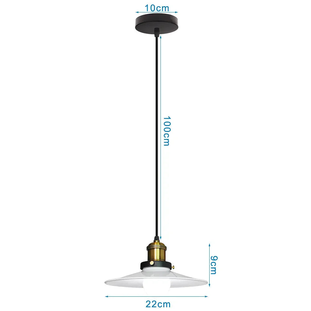 Industrial Pendant Light - Vintage Retro Chandelier LED Ceiling Lamp