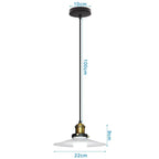 Industrial Pendant Light - Vintage Retro Chandelier LED Ceiling Lamp