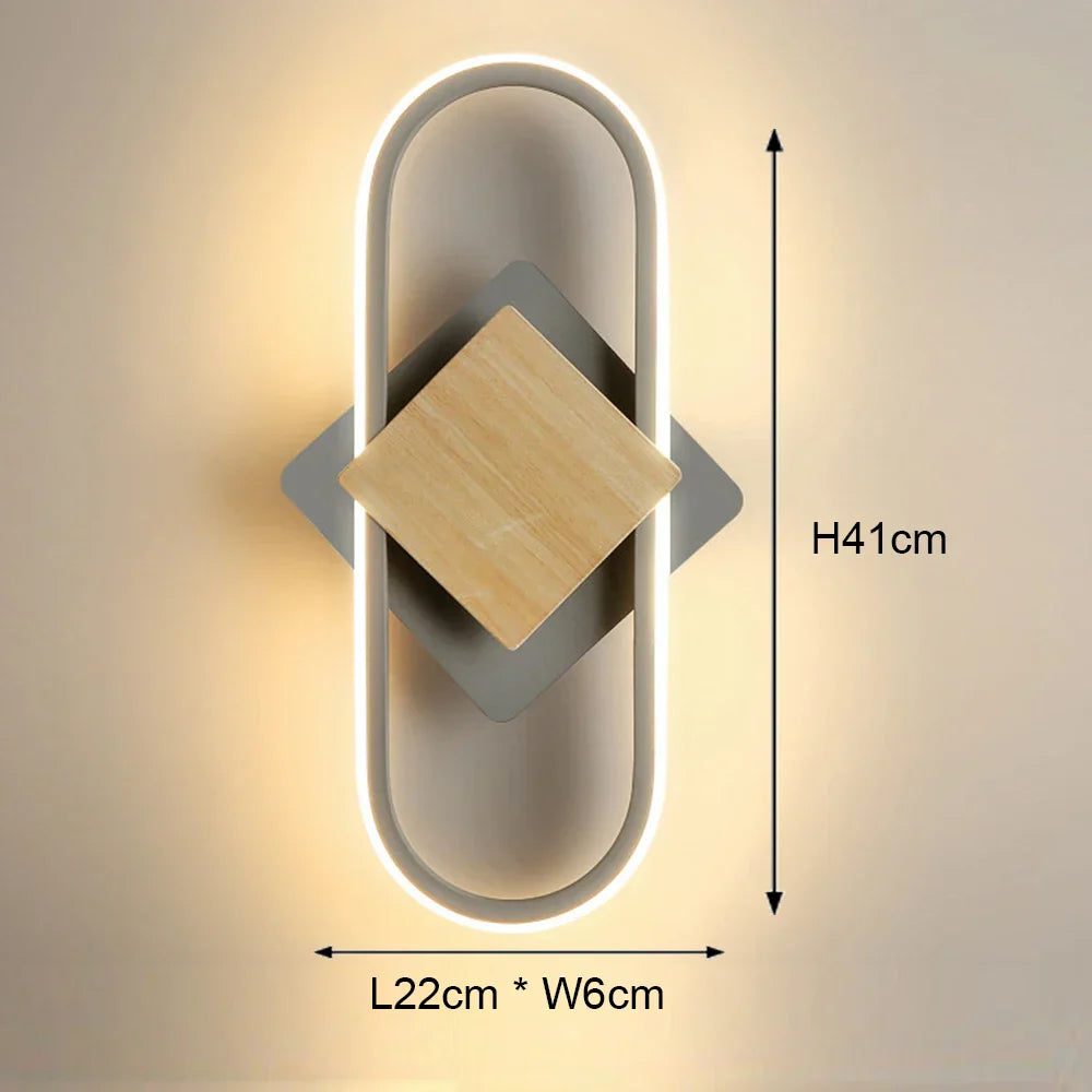 LED Wall Light: Modern Bedroom Bedside Lamp, Living Room Sconce, Home Decor Lighting
