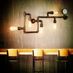 Retro Pipe Wall Lamp | Industrial Nordic Design for Home, Bar, Dining Room