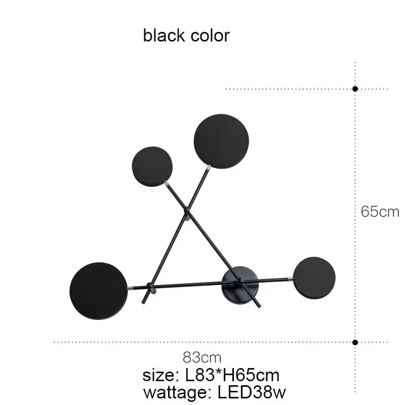 Adjustable Rotating LED Wall Sconce with Switch, Modern Stair Hallway Fixture