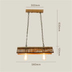 Bamboo Pendant Chandelier: Chinese Classic for Kitchen, Cafe, Bar, Inn, Restaurant Lighting