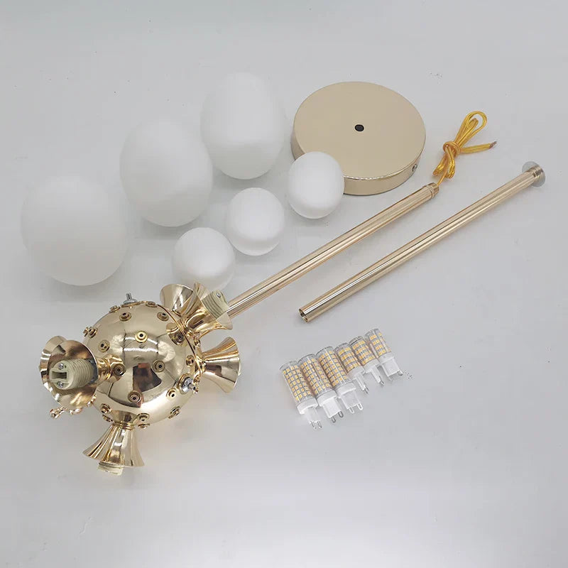 Nordic Leaf LED Chandelier for Modern Living Spaces