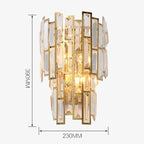 Elegant Crystal Wall Lamp for Living Room, Bedroom, and Aisle Lighting