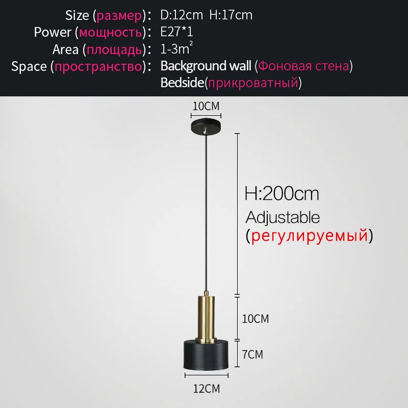 Modern Minimalist Chandelier for Bedroom, Living Room, or Bar