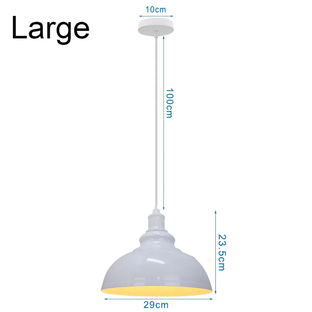 Retro Industrial Pendant Lights Modern Hanging Lamp for Home Kitchen Living Room Decor