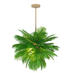 Nordic Leaf LED Chandelier for Modern Living Spaces