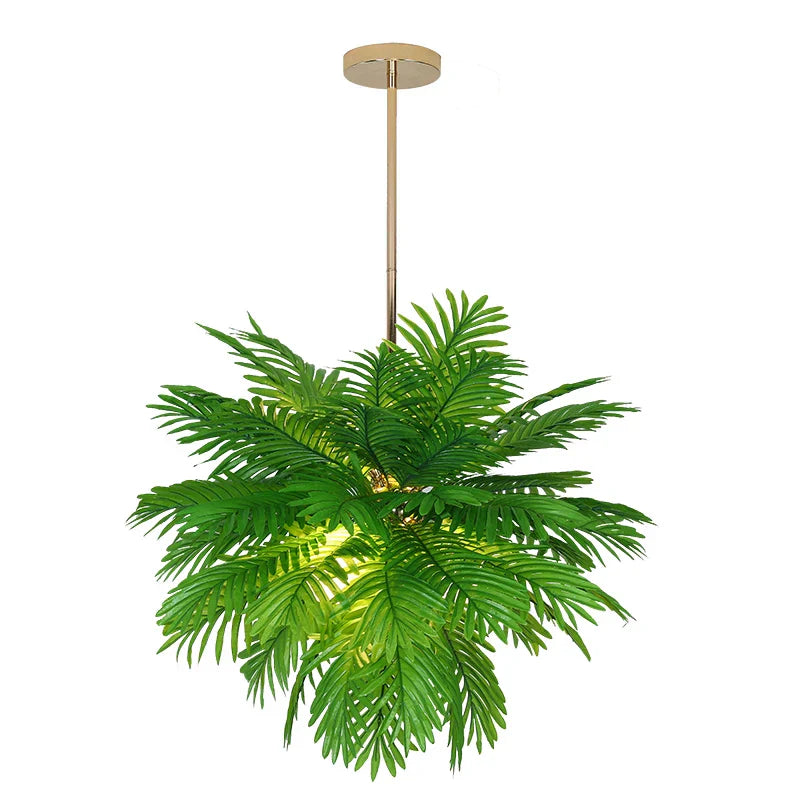 Nordic Leaf LED Chandelier for Modern Living Spaces