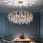 Modern Crystal Chandelier: Luxury Home Décor Lighting for Living Room & Lobby