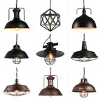 Loft Pendant Light Iron Chanderlier LED E27 Bar Living Room Decor