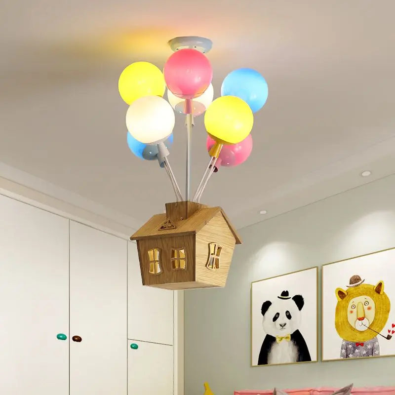 Balloon Ceiling Chandelier for Kids Room, Bedroom, Living Room, Nursery - Indoor Art Decor