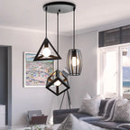 Vintage Industrial Pendant Light LED Ceiling Chandelier for Home Kitchen