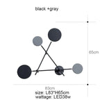 Adjustable Rotating LED Wall Sconce with Switch, Modern Stair Hallway Fixture