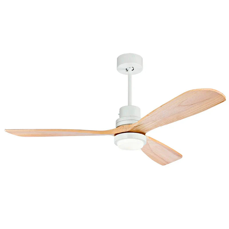 Wood Ceiling Fan with Remote Control | Bedroom 220V