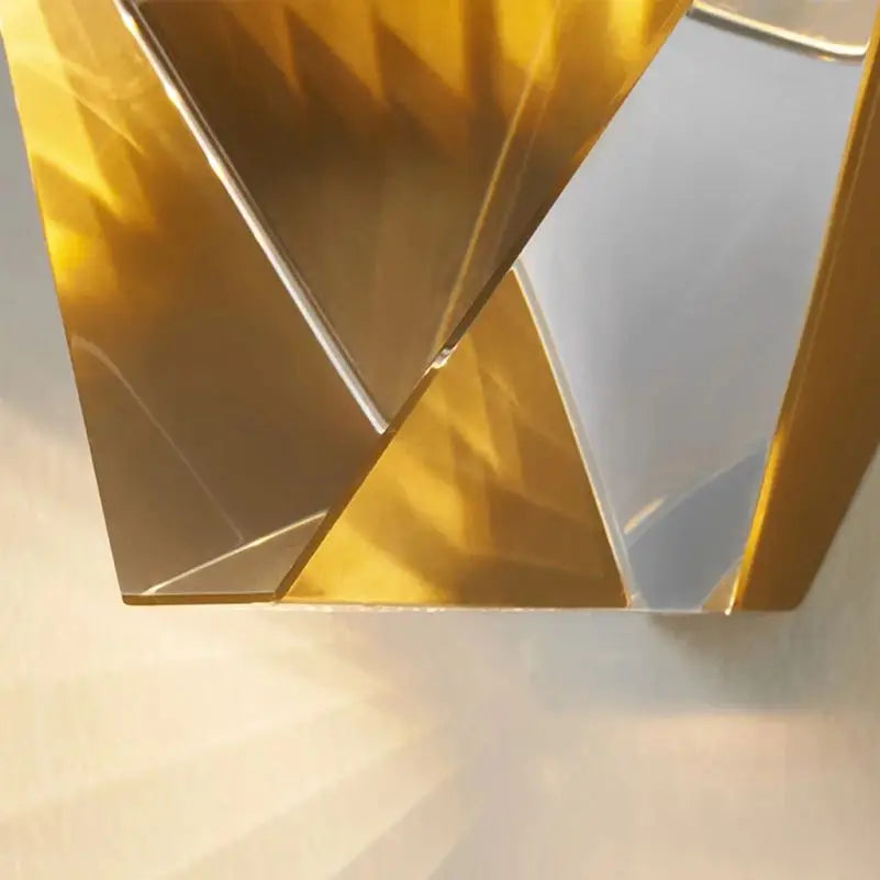 Crystal LED Wall Sconce: Modern Minimalist Bedroom Luxury Light