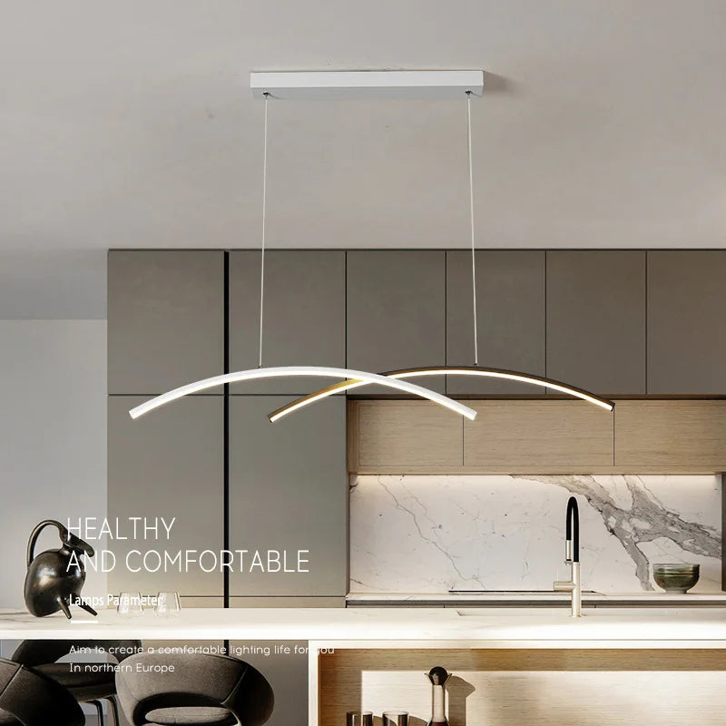 LED Chandelier: Modern, Creative, Minimalist Lighting for Dining Room, Living Room & Bar Counter