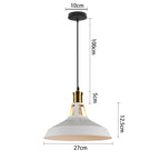 Vintage Loft Pendant Light Nordic Retro Industrial Hanging Lamp for Home Kitchen Decor