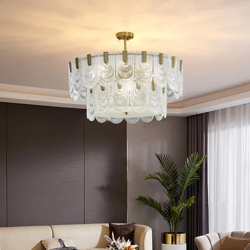 Luxe Palace Ceiling Chandelier - Elegant LED Lighting for Home and Hotel