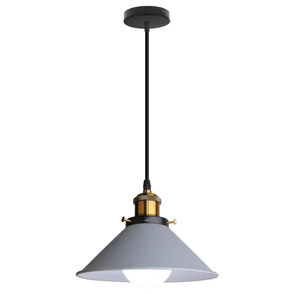 Industrial Pendant Lights: Modern Retro Loft Hanging Lamp for Home Decor