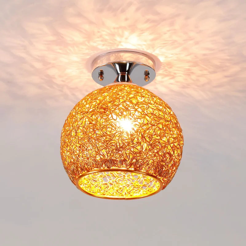 Glass Ball LED Ceiling Lights for Home Decor and Minimalist Living Rooms