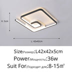 Modern LED Chandelier for Living Dining Bedroom Ceiling Decor Lighting