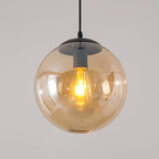 Retro Loft Glass Ball Pendant Light Industrial Style Kitchen Bedroom Home Decor