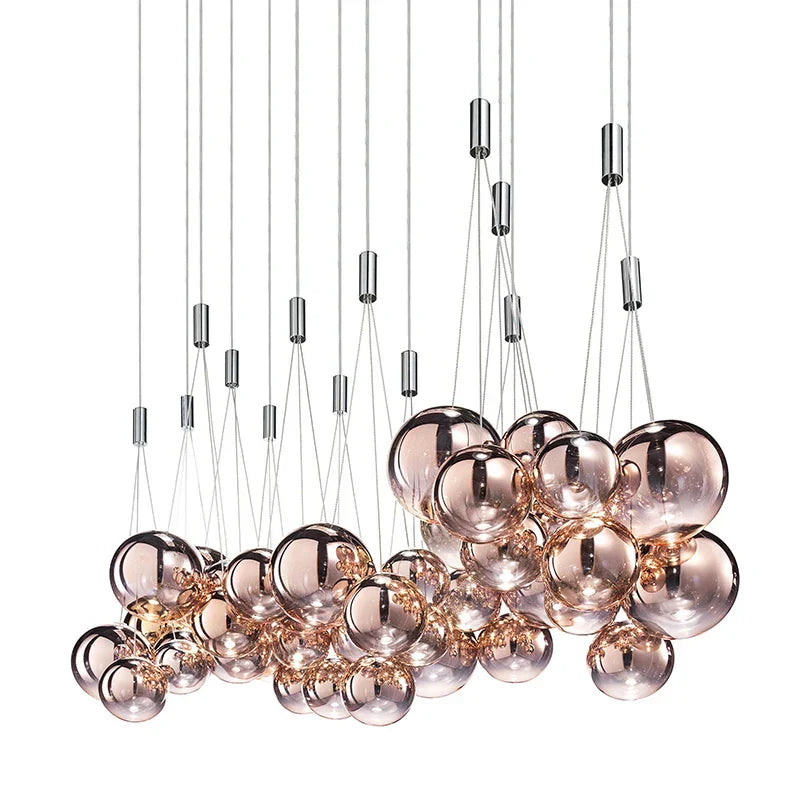 Bubble Glass Pendant Light: Stylish Nordic Home Decor Lighting