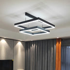 Modern LED Chandelier for Living Room by - Stylish Hanging Light Fixture for Dining and Bedroom