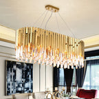 Nordic Modern Crystal Ceiling Chandelier LED Lights for Luxury Home Decor