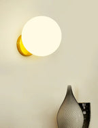 Glass Ball Wall Lamp: Modern Minimalist Nordic Style, Luxury Bedroom Lighting