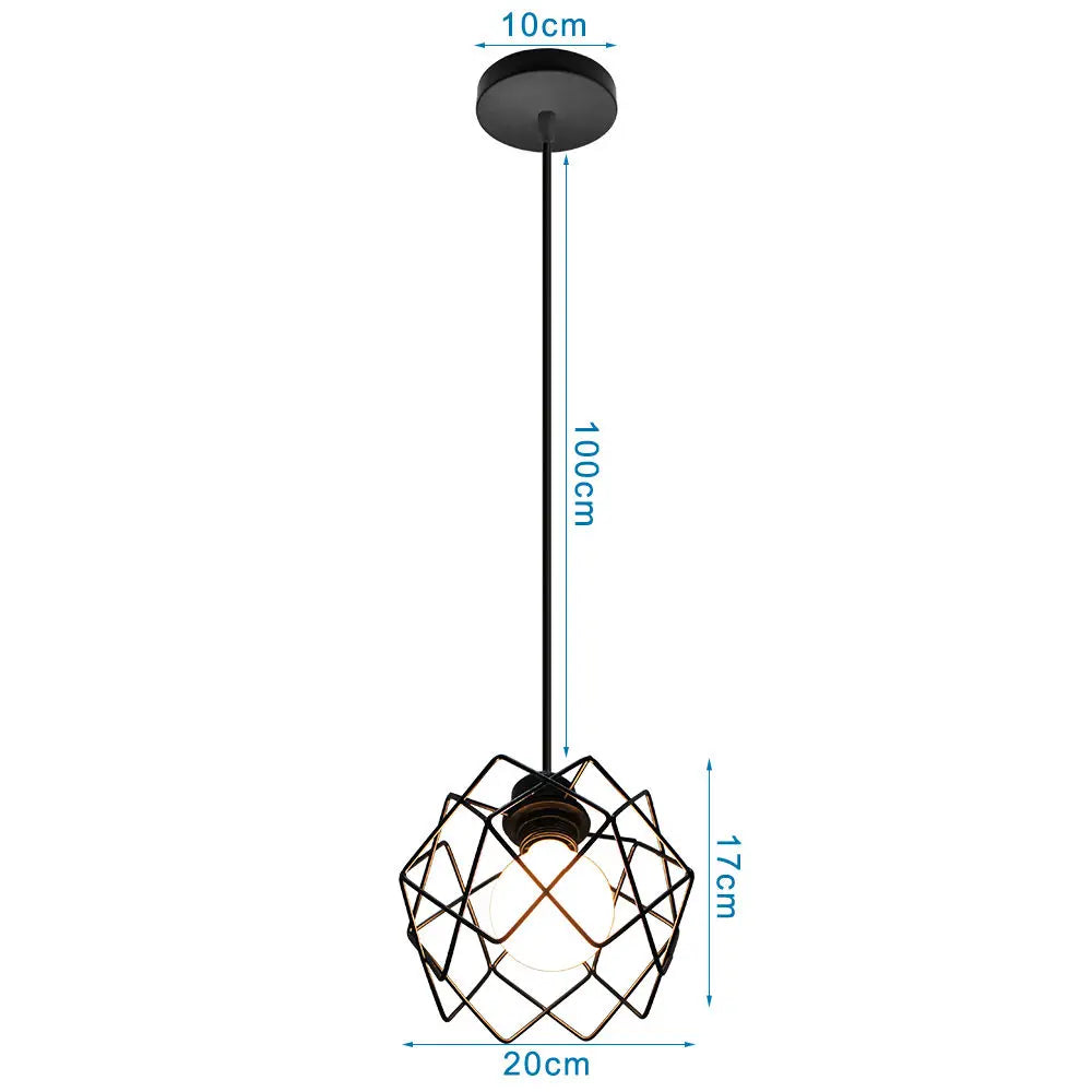 LED Pendant Lights Vintage Hanging Lamp Industrial Ceiling Fixture E27