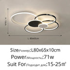 LED Ceiling Chandelier Light for Living Room Bedroom Dining Hall Indoor Lighting Fixtures