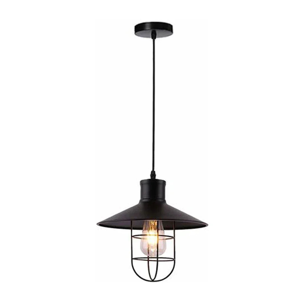 Iron Pendant Light Vintage Loft Bar Lighting Nordic Handing Lampshade