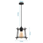 Industrial LED Pendant Ceiling Light for Home Living Room Kitchen Decor