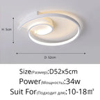 Modern LED Chandelier for Living Dining Bedroom Ceiling Decor Lighting