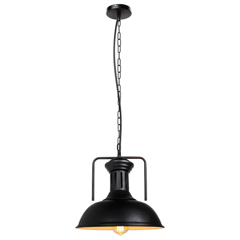 Iron Pendant Light Vintage Loft Bar Lighting Nordic Handing Lampshade