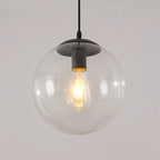 Retro Loft Glass Ball Pendant Light Industrial Style Kitchen Bedroom Home Decor