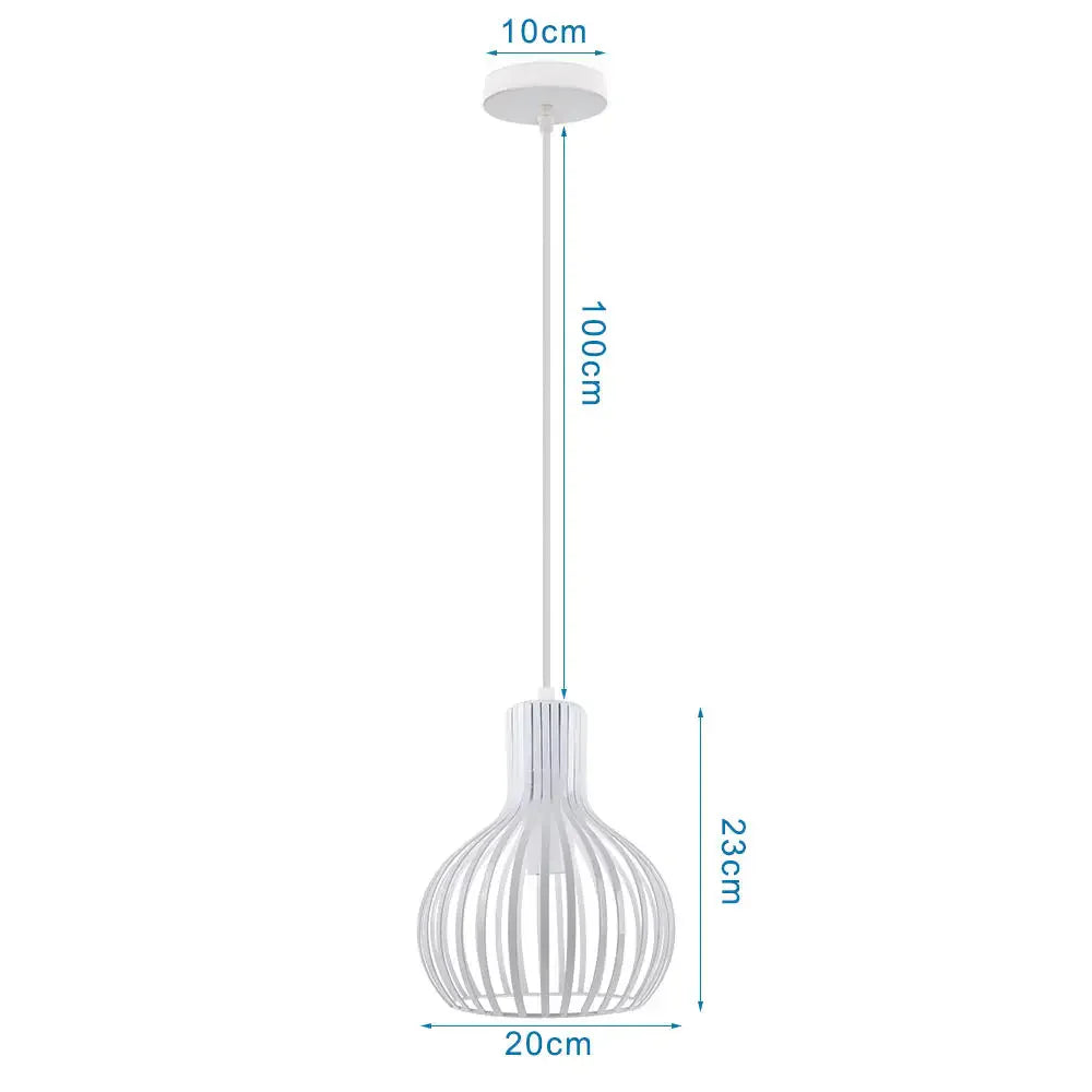 Industrial Pendant Lights: Modern LED Hanging Lamps for Home Living Room Kitchen Decor