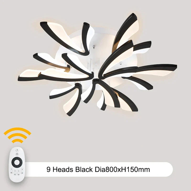 Modern LED Acrylic Ceiling Lights 3/5/9/12/15heads for Living Room Bedroom Home