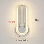 LED Wall Light: Modern Bedroom Bedside Lamp, Living Room Sconce, Home Decor Lighting
