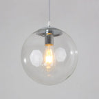 Retro Loft Glass Ball Pendant Light Industrial Style Kitchen Bedroom Home Decor