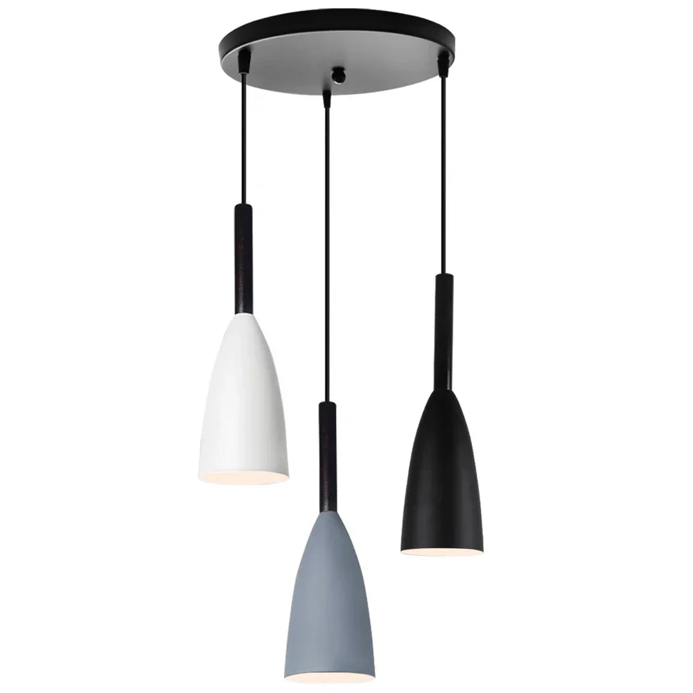 Modern Nordic Pendant Lights Retro Industrial Loft Lamp Kitchen Hanging LED