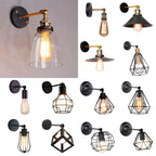 Industrial Loft LED Cage Wall Light Sconce - Modern Home Lighting Fixture