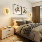 Marble Shell Wall Lamp, Nordic Modern Design for Living Room Bedroom Aisle.