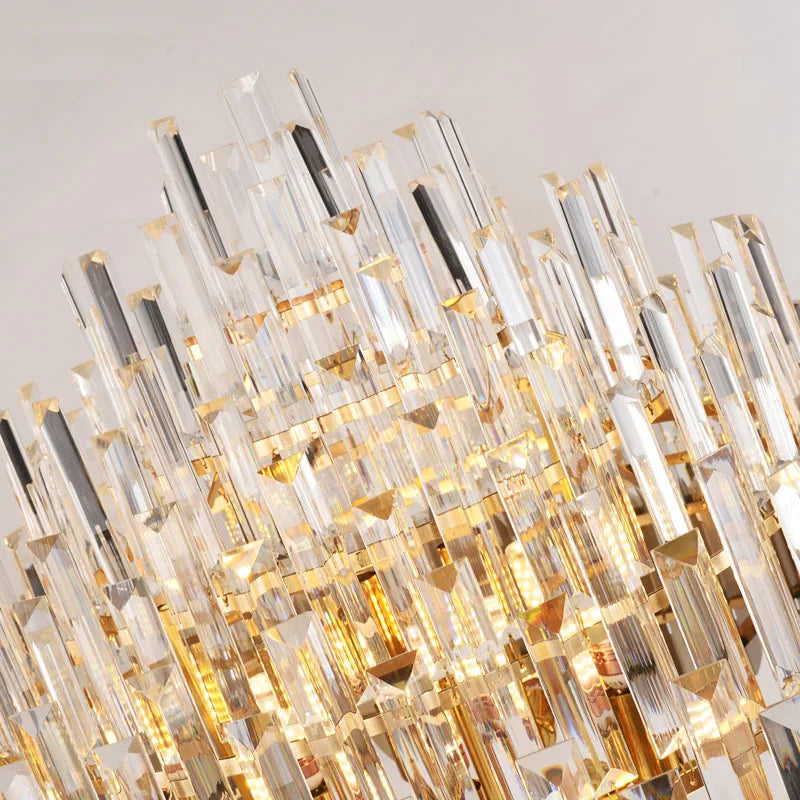 Crystal Chandelier: Modern Dining Room Lighting for Bedroom, Villa, 2024 New Collection