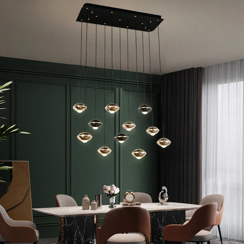 Loft Staircase Pendant Light: Aluminum Ball Droplight for Restaurant Bar Decor