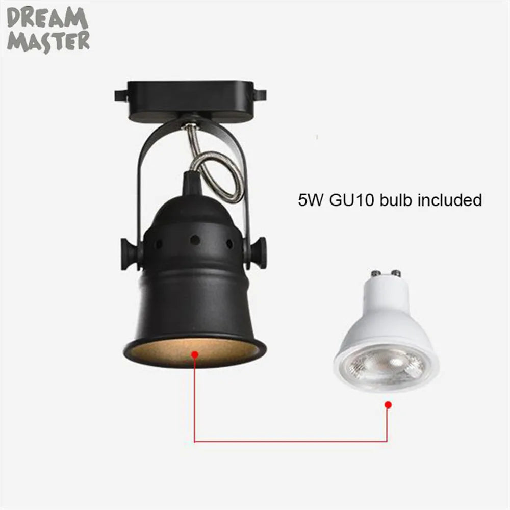 GU10 5W LED Ceiling Spotlight Track Light for Minimalist Spaces