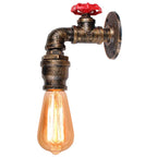 Industrial Water Pipe Wall Sconce for Restaurant Cafe Bar Kitchen