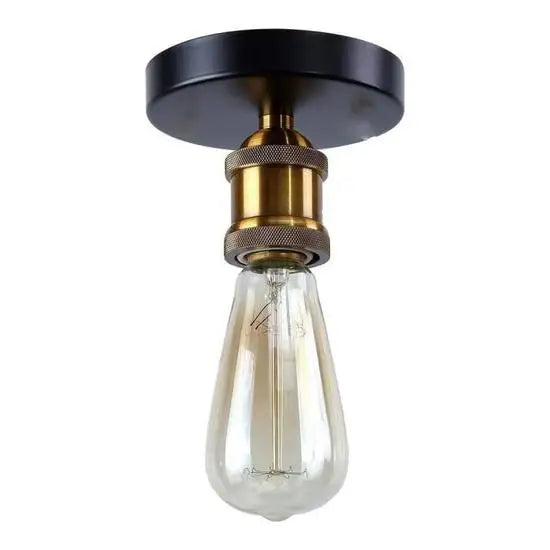 Vintage Industrial Ceiling Light - Country Style Retro Loft Home Living Room Lighting